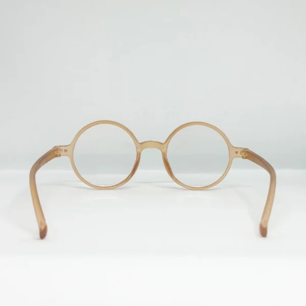 Eyeglasses Round Tan - Image 4